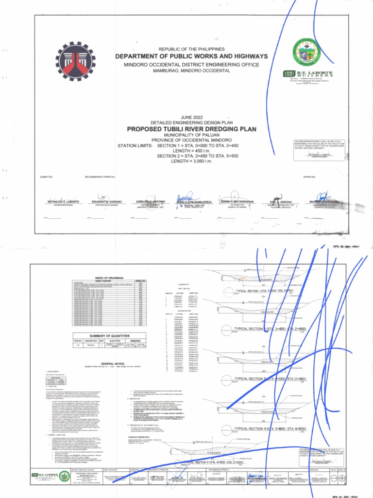 Approved dpwh dredging plan tubili river 221226 092035 pdf