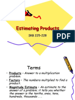 Estimating Products