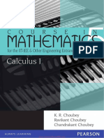 Calculus 1 Course in Mathematics For The IIT JEE and Other Engineering Examinations