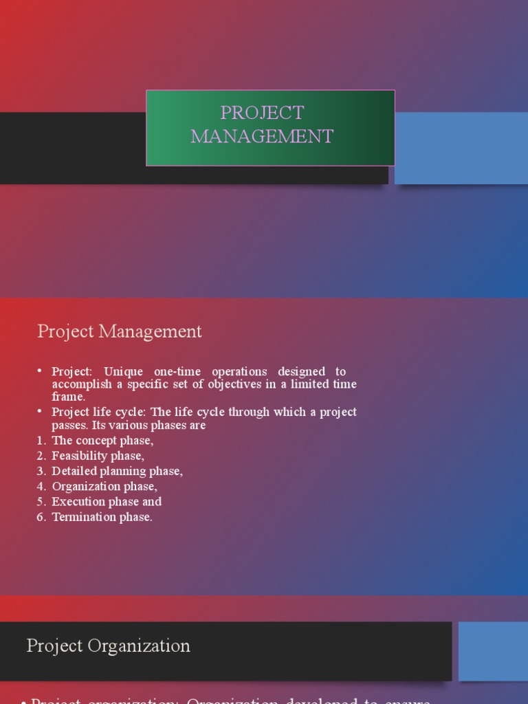 Project Management | PDF | Project Management | Computing