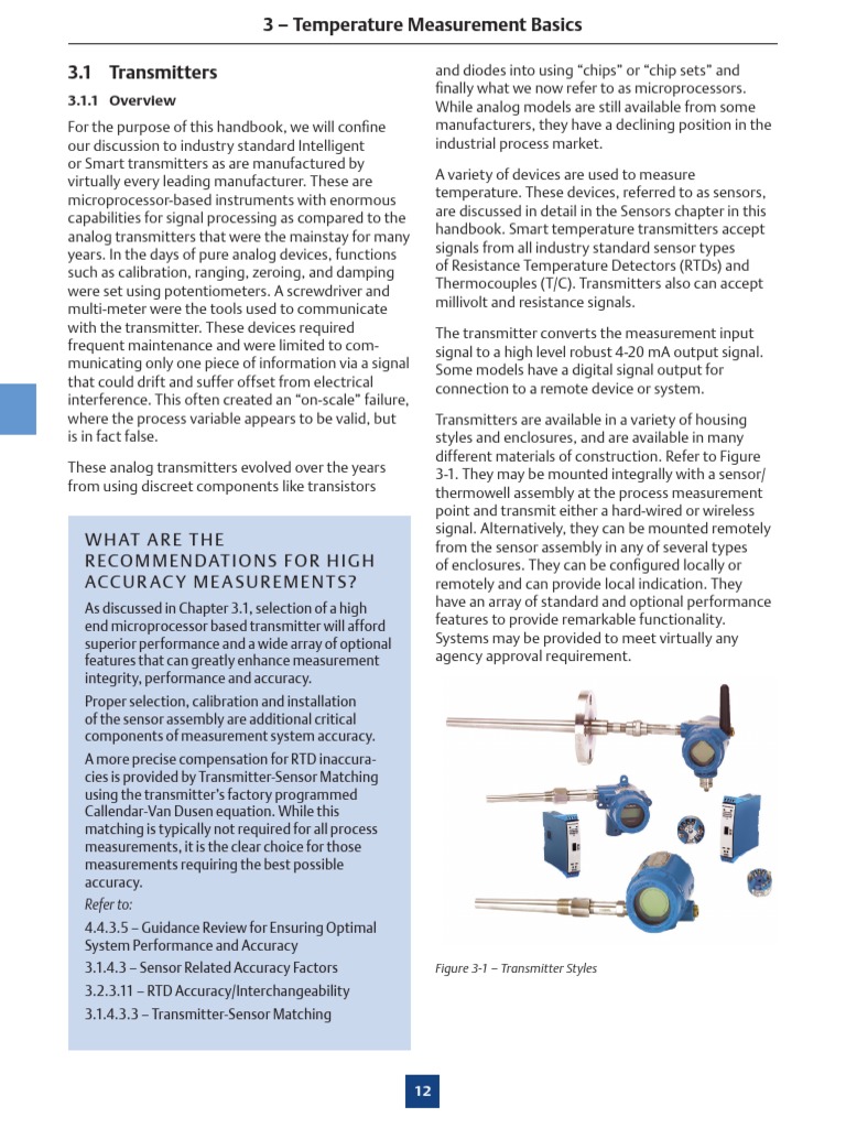 Smart Temperature Transmitter Overview | PDF | Thermocouple | Sensor