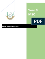Year 9 MYA Revision Pack