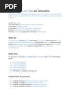 Job Order Form Template | PDF