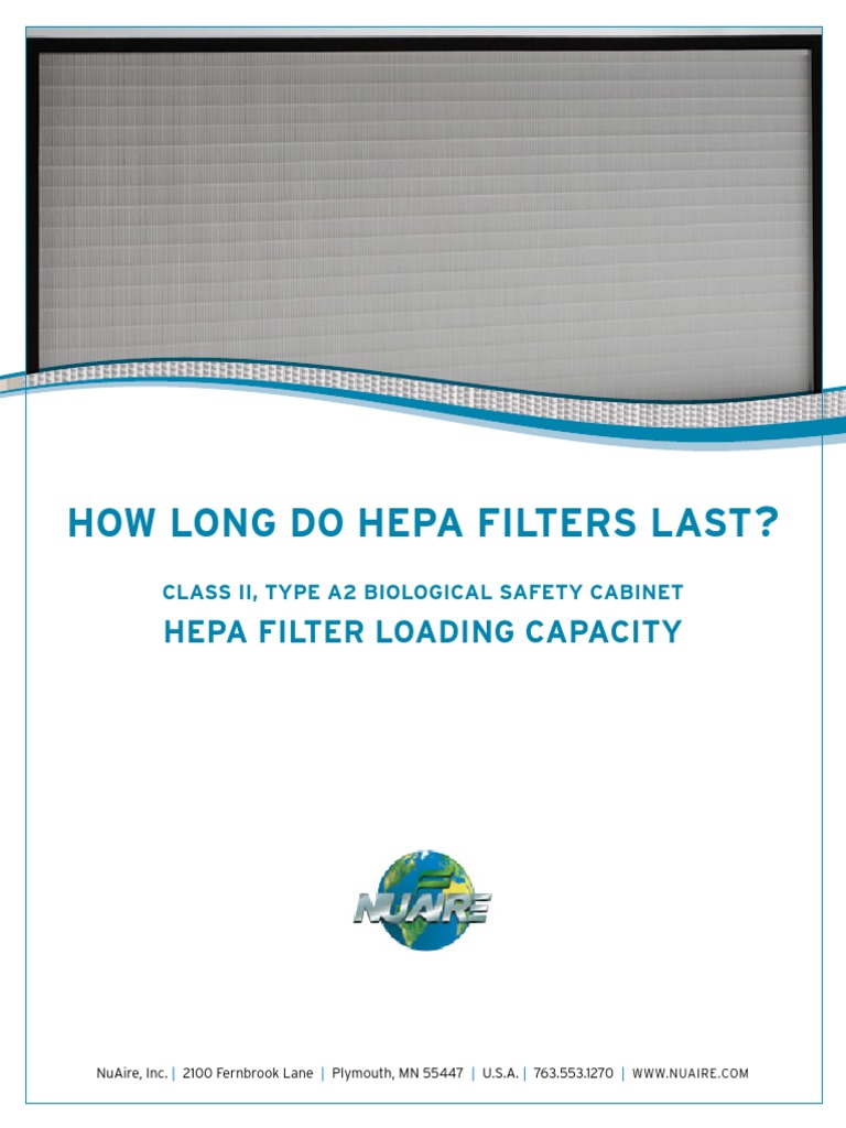 How Long Do Hepa Filters Last PDF Electric Motor Mechanical