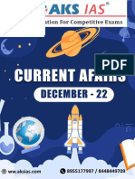 December 2022 Current Affairs - AKS IAS
