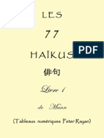 Les 77 HAIKUS 俳句 Livre 1 de Peter Rayan (artiste numeric)