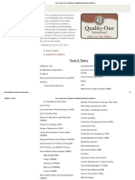 Core Competencies - Quality and Reliability Methodology - Quality-One