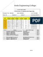 3 Ece Timetable 1 - 2