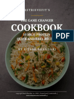RETRIEVEFIT's The Game Changer Cookbook 10 High Protein Recipes