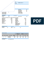 NF BRINE MATT PROJECTION - Xls - Input Data Summary