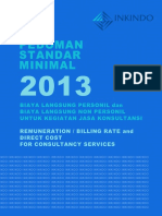 Pedoman Standar Minimal Biaya Langsung P