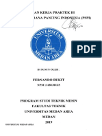 LKP - Fernando Bukit - Laporan Kerja Praktek Di PT Perintis Sarana Pancing Indonesia