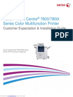 Work - Centre - 7800 Customer Expectation & Installation Guide