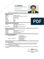 CHRISTOPHER O. TEÑOSO (Resume)