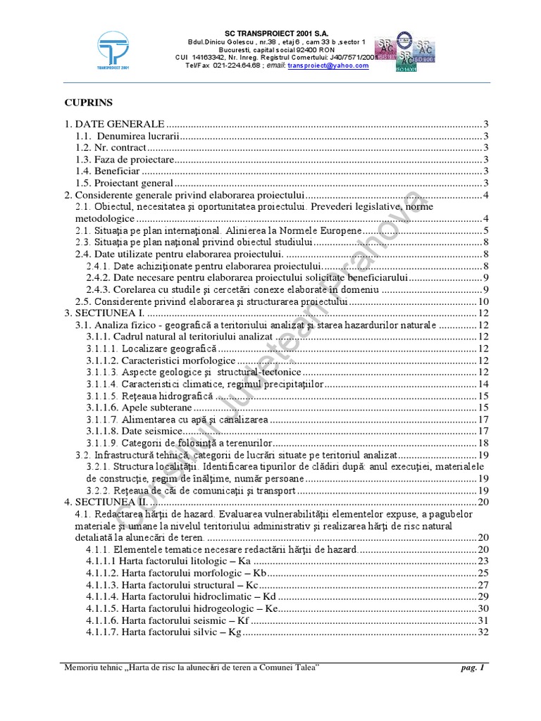 Talea Memoriu III | PDF