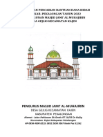 Proposal Pencairan Hibah APBD Kab. 2022 Masjid Jami Al Muhajirin Gejlig