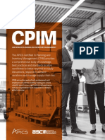 CPIM Exam Brochure - 2022