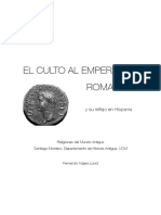 EL CULTO AL EMPERADOR ROMANO y Su Reflej