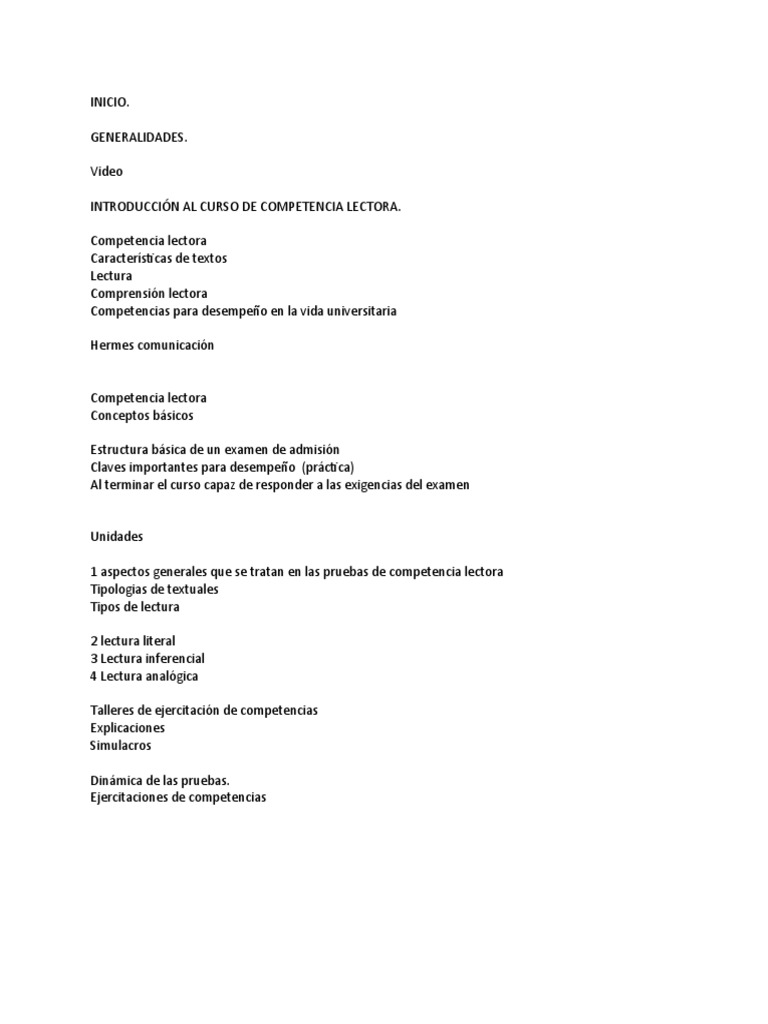 Competencia lectora y tipos textuales | PDF | Narración | Prueba ...