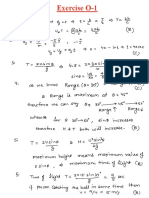Kinematics 2D Sheet Solutions-30-45