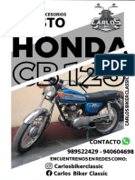 Honda Cb125 Agosto