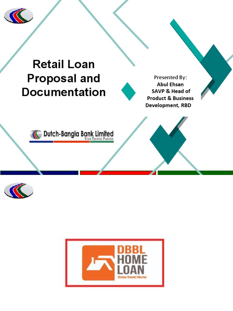Retail loan proposal and documentation pdf loans cheque