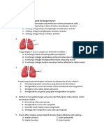 Soal Organ Pernapasan Manusia