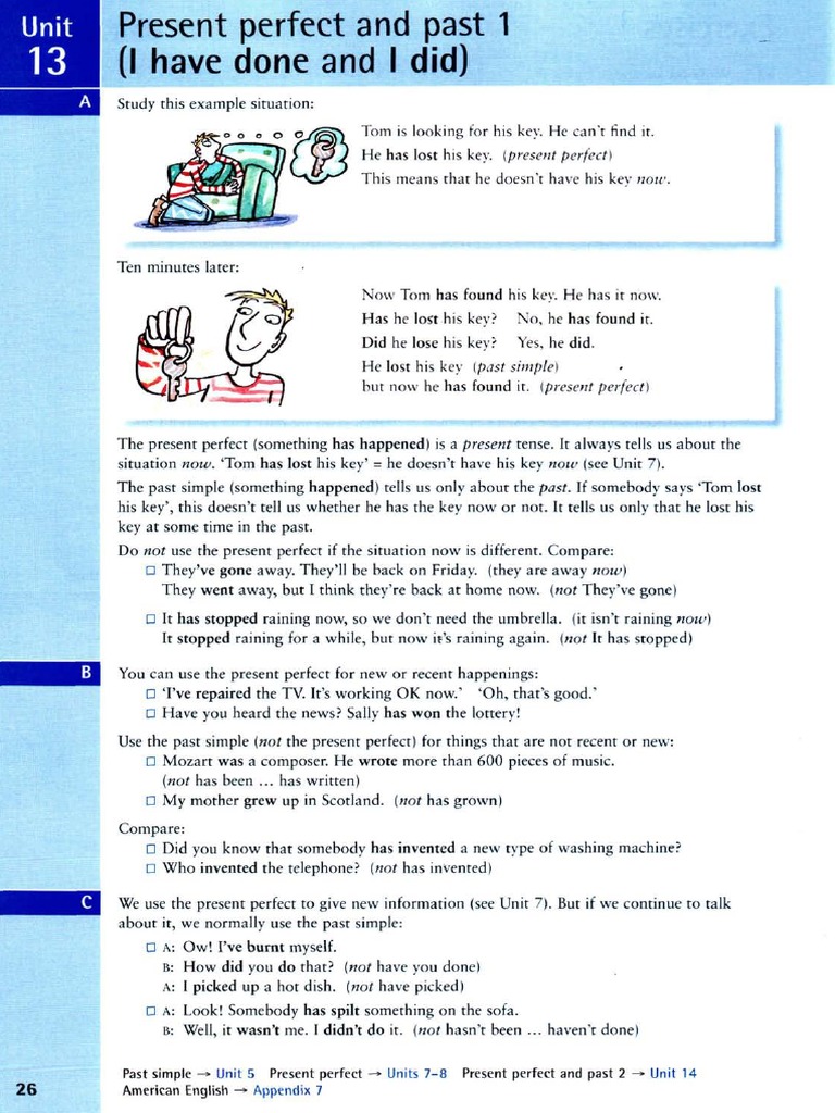 Present Perfect Vs Past Simple | PDF