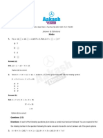 Maths MCQs and Solutions