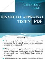 Financial Appraisal Chapter 3