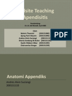 Bedsite Teaching U1 - Apendisitis