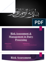 Risk Assessment & Management in Dairy Processing-1