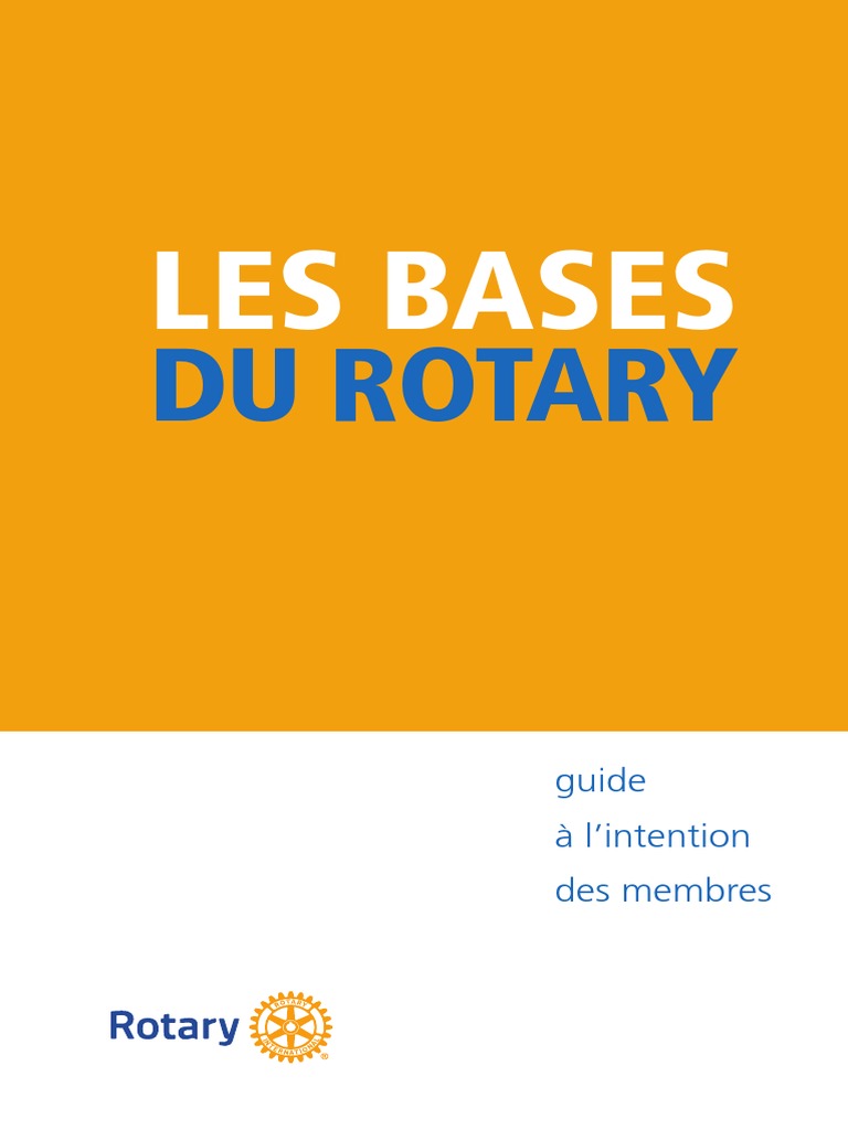 Guide des bases du Rotary | PDF | Fondation Bill-et-Melinda-Gates