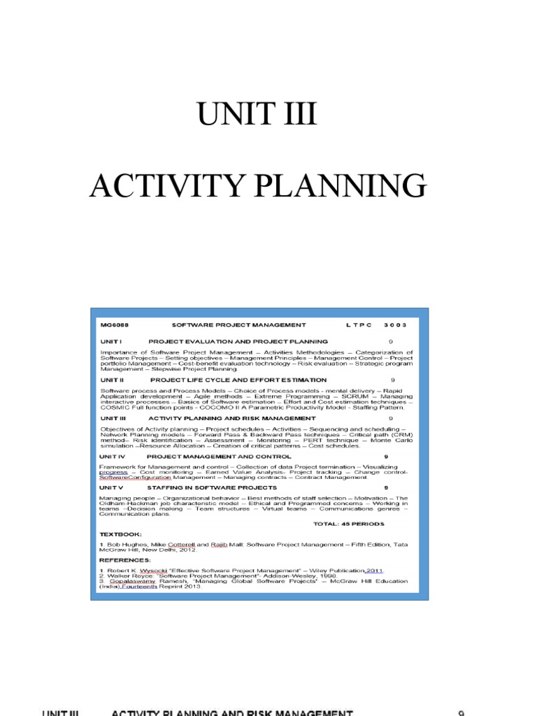It8075 SPM Unit III PDF Risk Software Prototyping