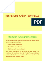 Recherche Opérationnelle