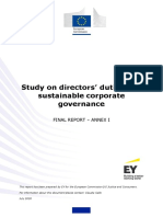 UE Study On Directors Duties and Sustainable Corporate-Annex 1