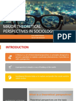 Lecture 9 Major Theoretical Perspectives