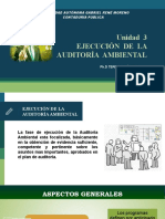 Unidad 3 - Ejecución de La Auditoria Ambiental