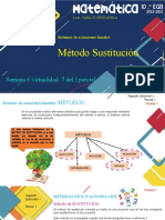 Diapositivas Metodo de Sustitucion 6 Ta Sem.
