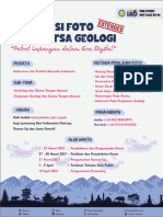 Flyer Kompetisi Foto Dan Essay Geologi HUT IAGI Ke-61