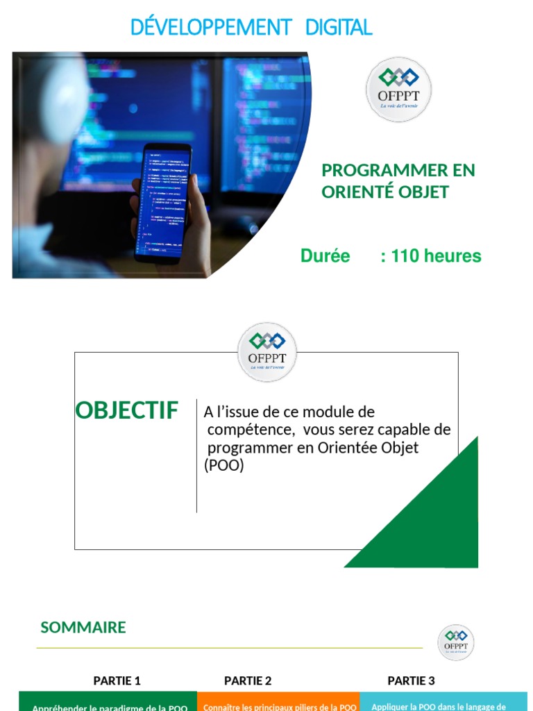 m103 Poo Complet | PDF | Classe (informatique) | Programmation informatique