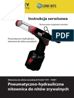 Instrukcja Serwisowa: Pneumatyczno-Hydrauliczna Nitownica Do Nitów Zrywalnych