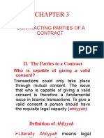 Chapter 3-Contracting Parties of A Contract