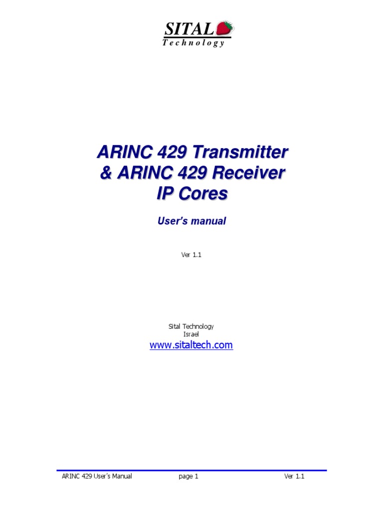 ARINC 429 IP v11 PDF Computer Data Information Age