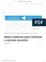 Ideas Creativas para Reutilizar o Recicl