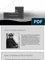 Alfred Stieglitz Photographer's Presentation
