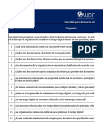 Checklist para Revisar La Administracion Del Riesgo Digital