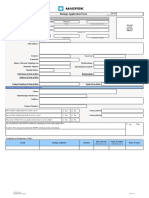 Maersk Application Form and Doc. Info Sheet