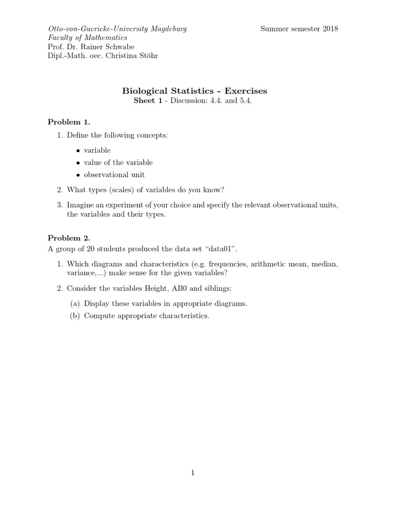 Analysis of student data an exploration of height weight blood type