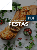 Orientações para As Festas